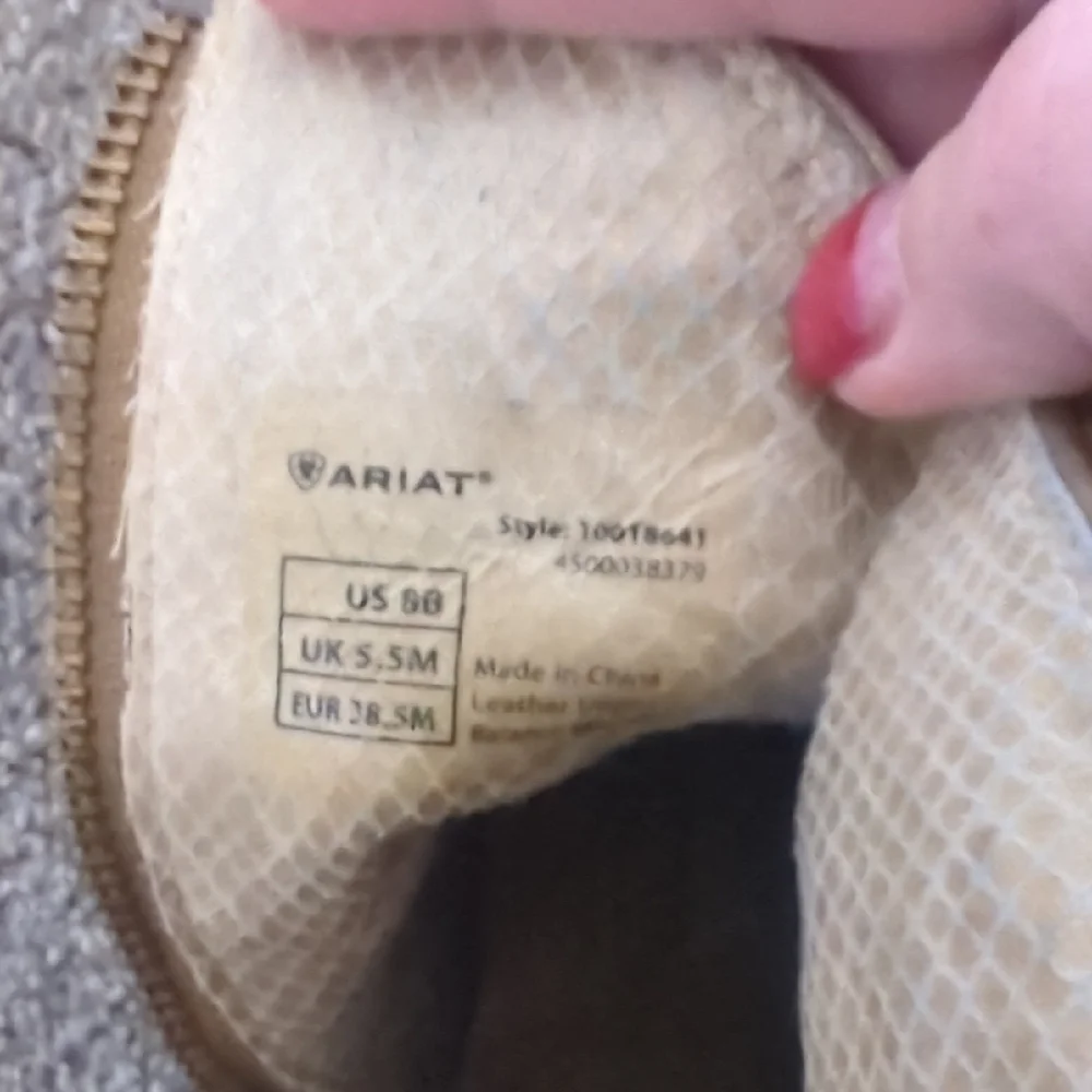 Ariat Brown Suede Ankle Booties - Picture 2 of 4
